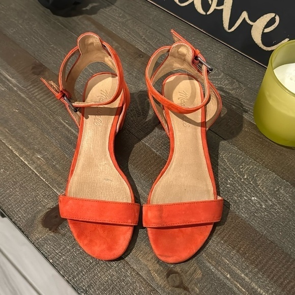 Madewell Shoes - Madewell suede block heels